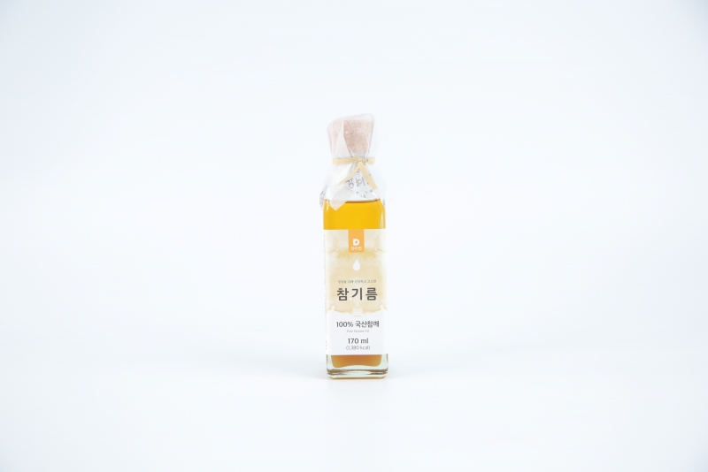 단디담음,혁신전용)[2구선물세트]단디잇 100%국산 저온착유 참기름&들기름 170ml